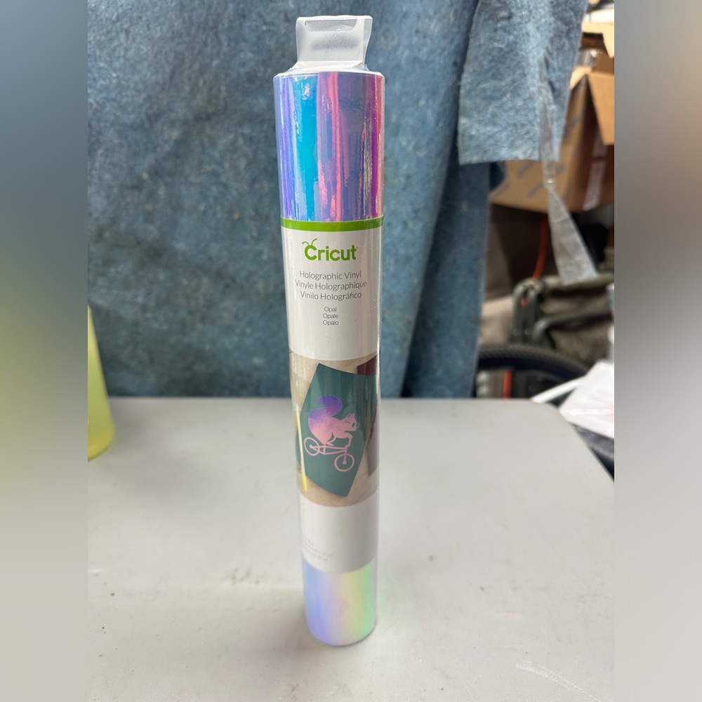 Cricut Holographic Vinyl Opal 12x48 Roll - 3 Rolls New in Package
